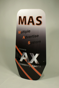 AX-MAS PLATE 2 bedruckt